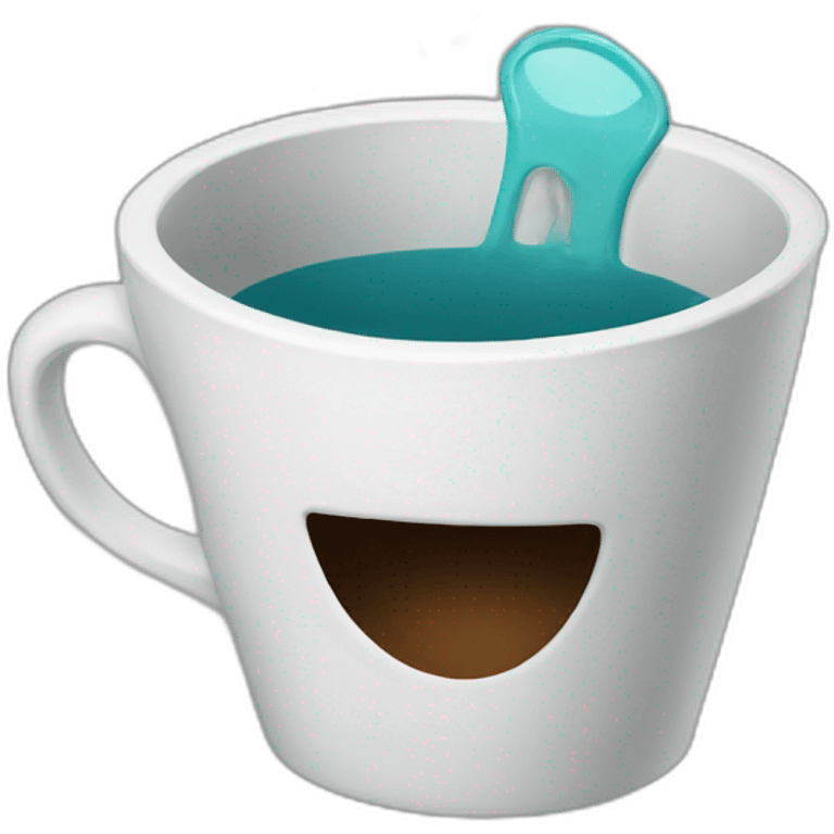 Broken cup emoji