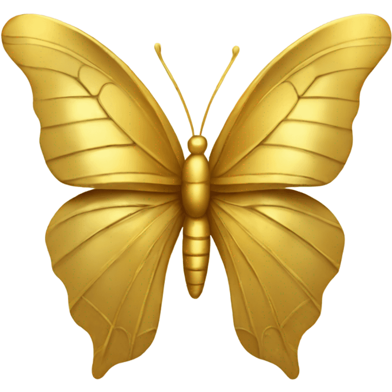 Gold butterfly  emoji