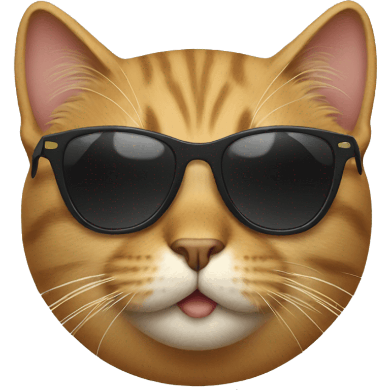 cat with sunglasses  emoji