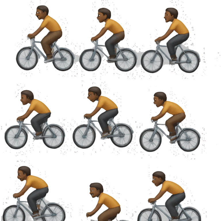 person riding a bicycle  emoji