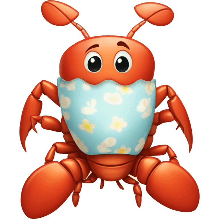  lobster celebrating easter  emoji