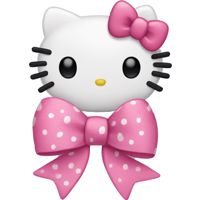 Hello kitty bow emoji