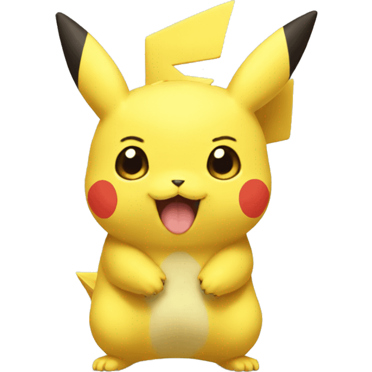 pikatchu qui mange emoji