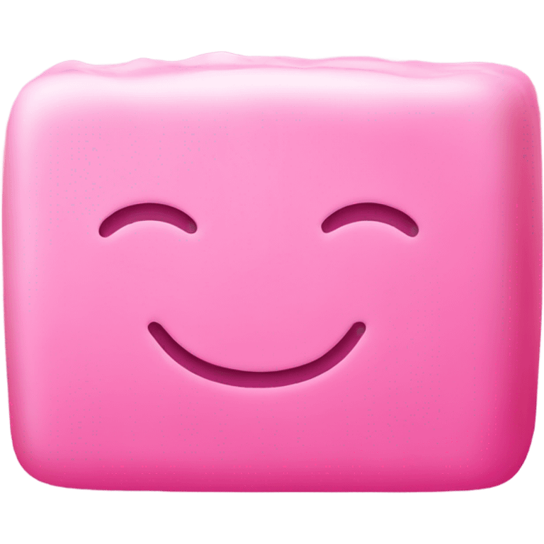 pink soap emoji