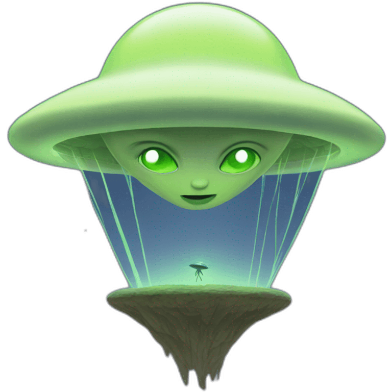 alien abduction emoji