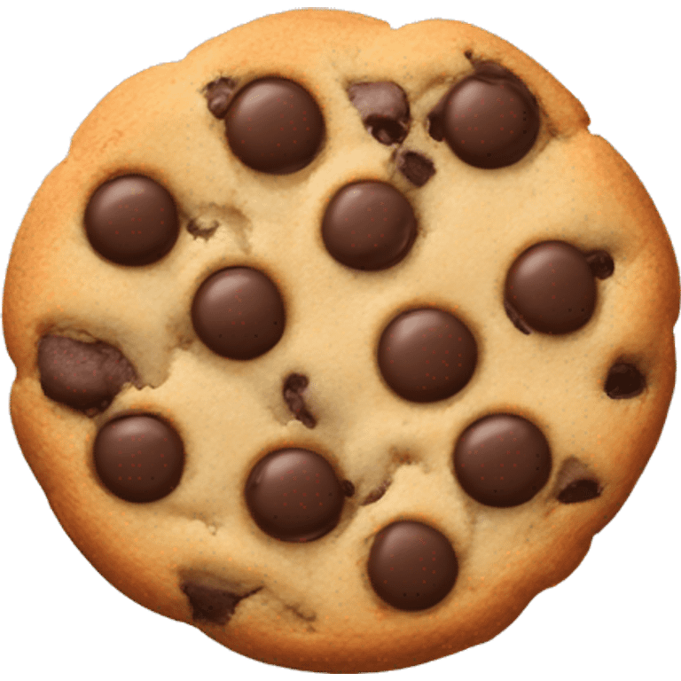 Chocolate chip cookies emoji