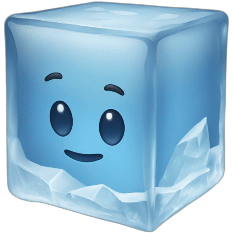 cuboid ice emoji