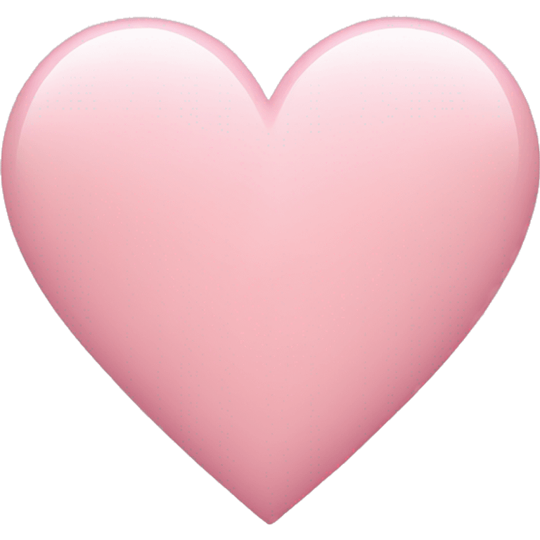 light pink heart emoji