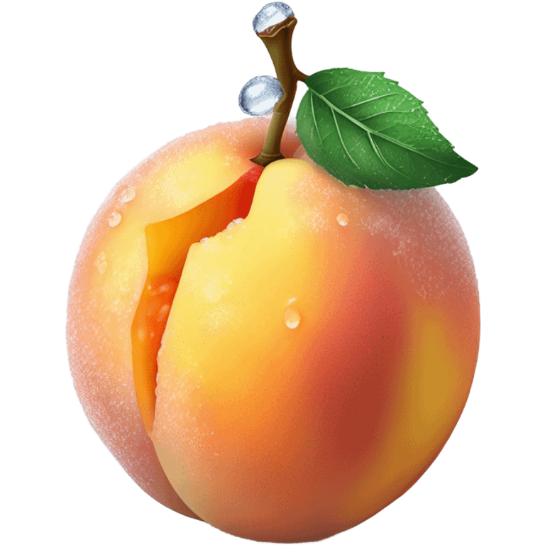 Frozen peach  emoji