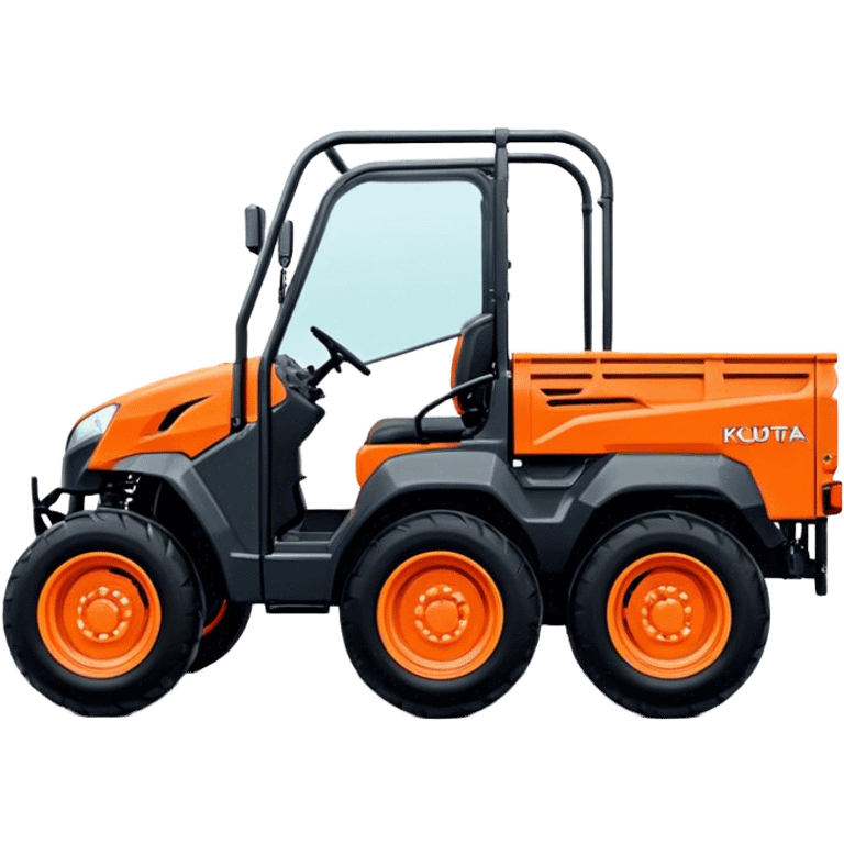 Farm Utility Vehicle (UTV) - Kubota RTV-XG850 (Model Year: 2021) (Iconic colour: Orange) emoji