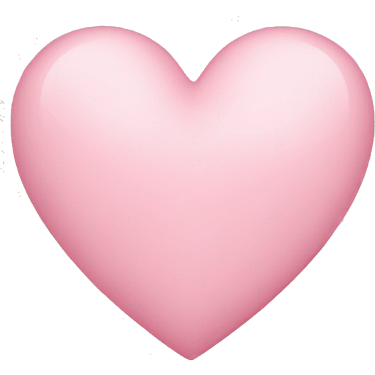 Light pink heart emoji