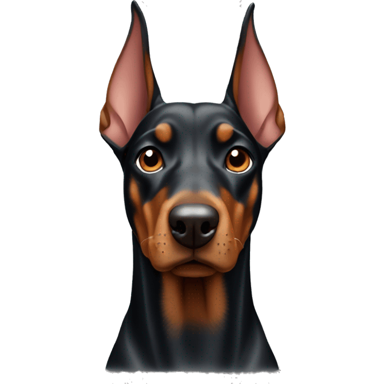 Doberman dog emoji