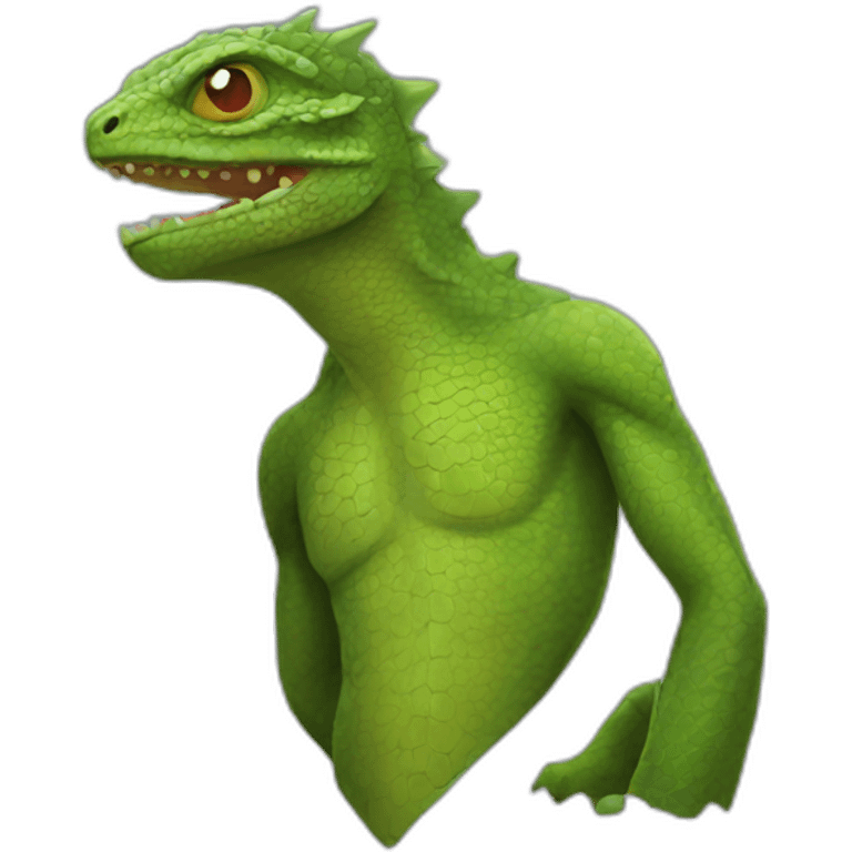 lizard man emoji