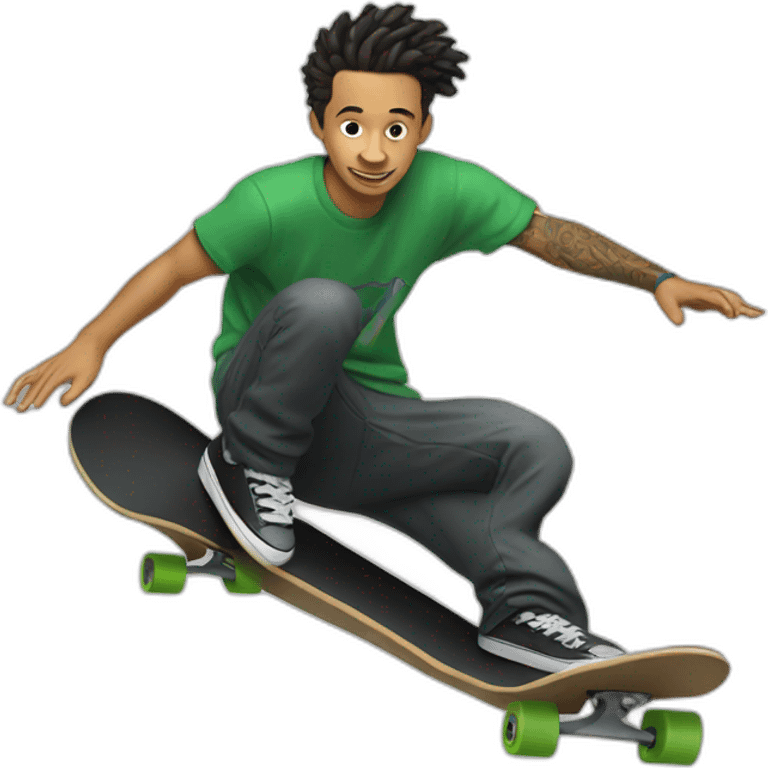 Nyjah Skateboarder emoji