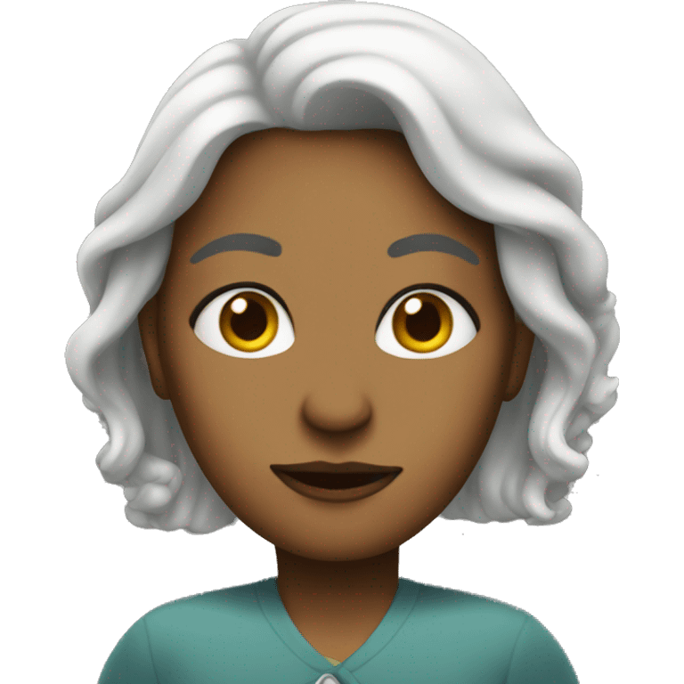 Shady lady emoji