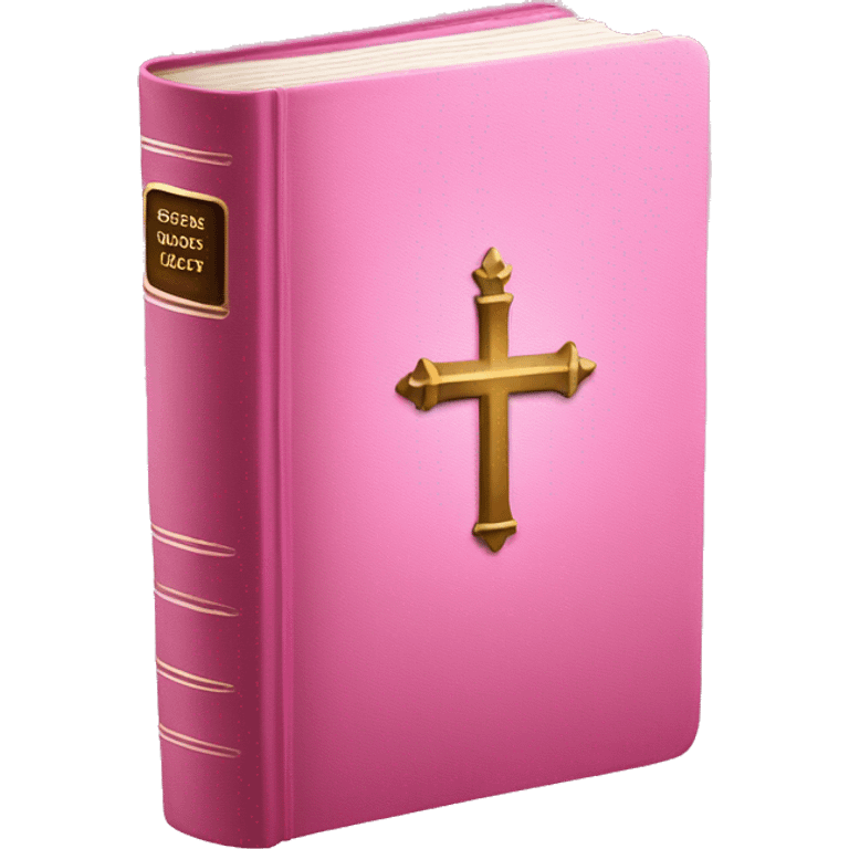 Bible pink emoji