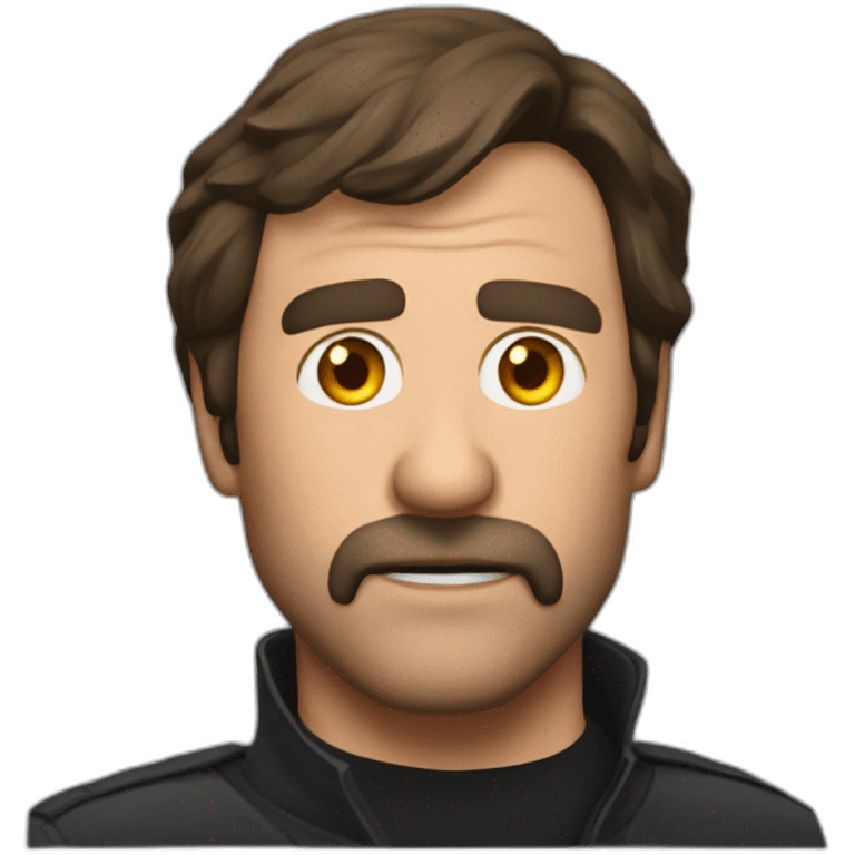 chuck noris with eyes that shoot lasers emoji