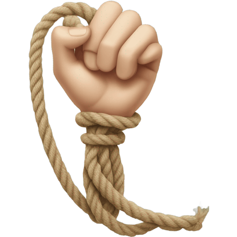 Rope in hand emoji