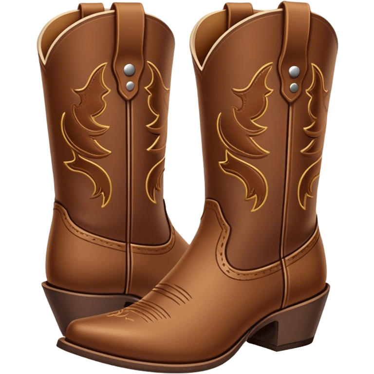 Cowgirl boots emoji