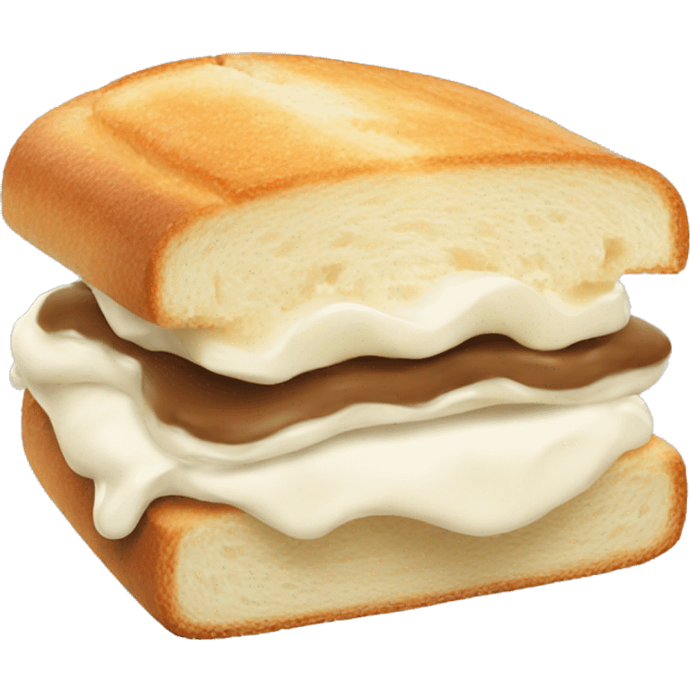 Cream filled sandwich emoji