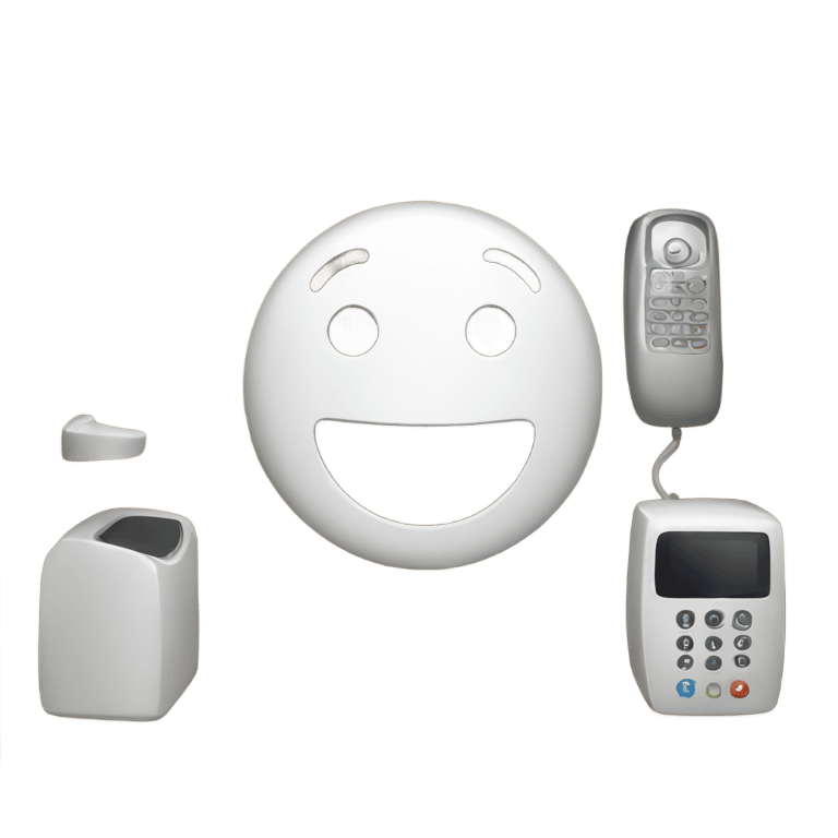 a phone inside a house  emoji