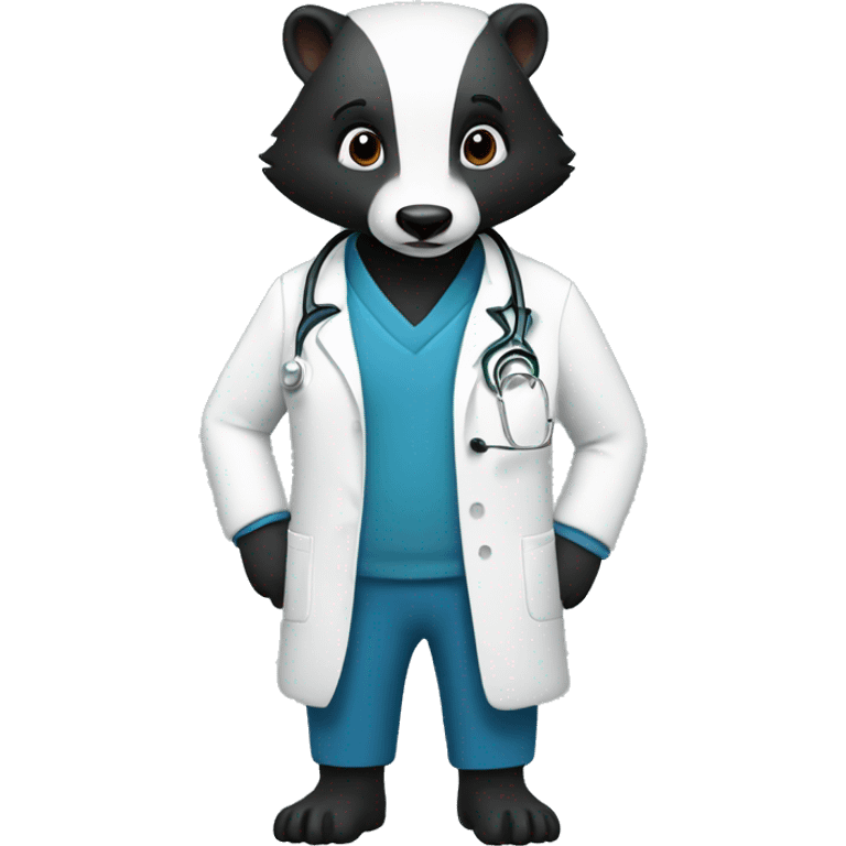 Doctor Badger emoji