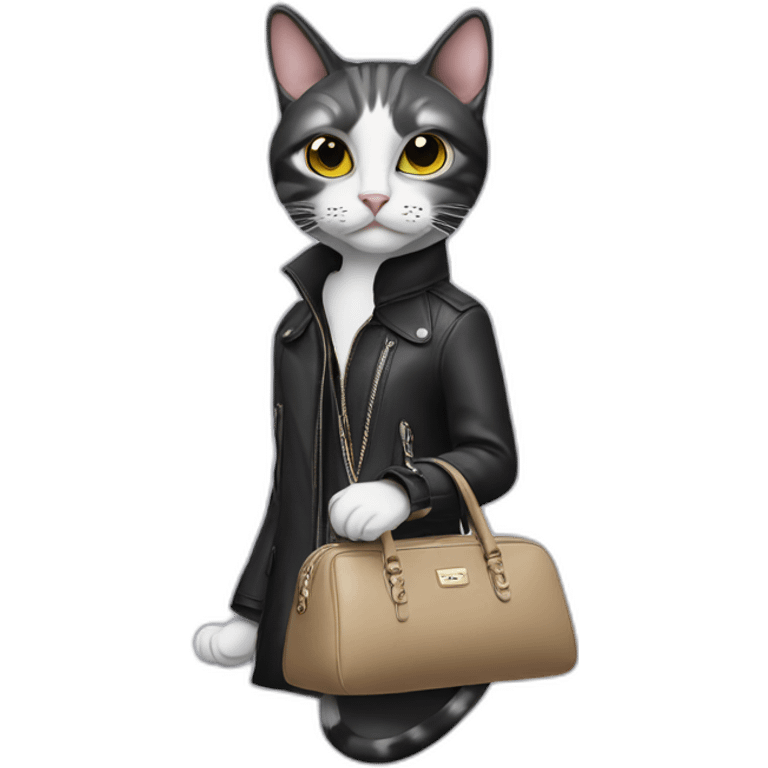 Balenciaga fashionable cat emoji