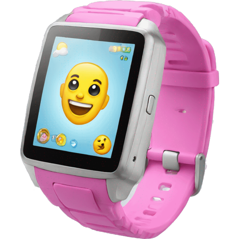 Kids smart watch emoji