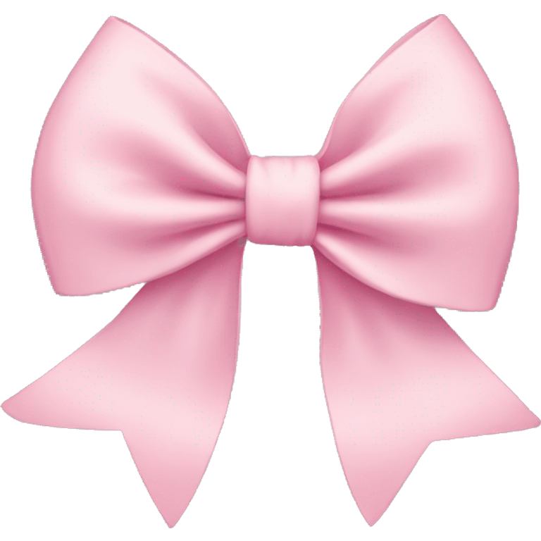 Light pink bow emoji