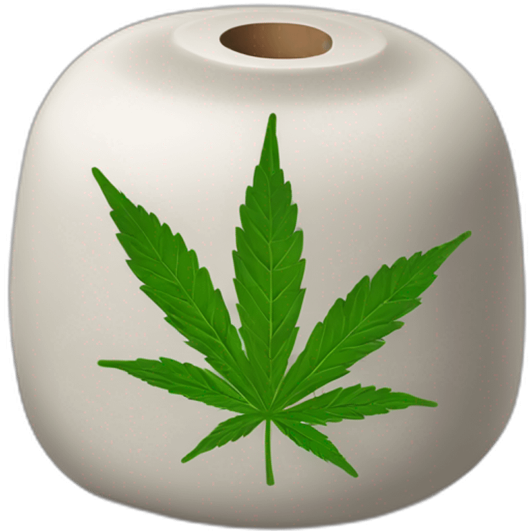 Curling Stone cannabis emoji