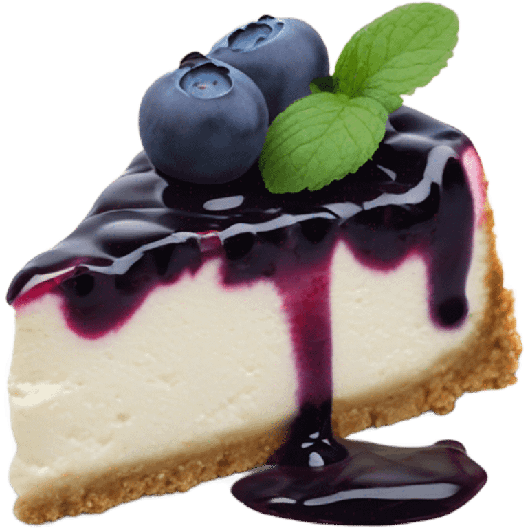 Blueberry Cheesecake  emoji