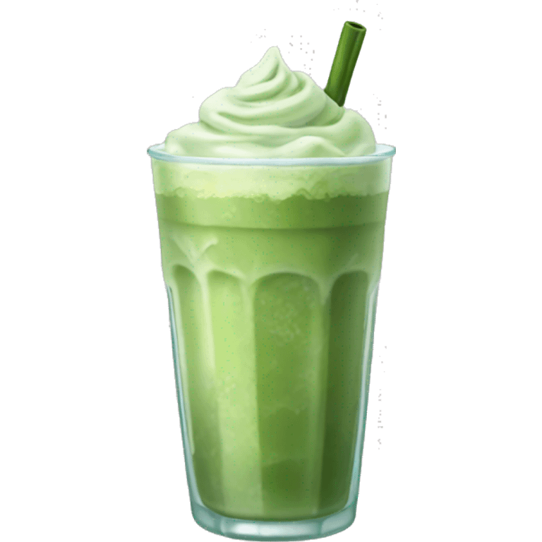 Iced Matcha Latte  emoji