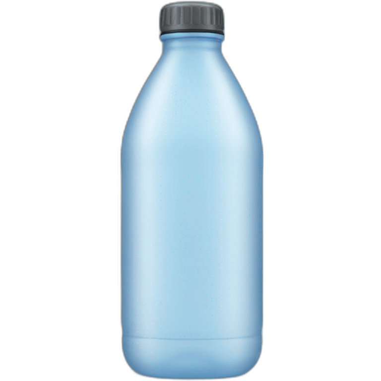 water bottle without face emoji