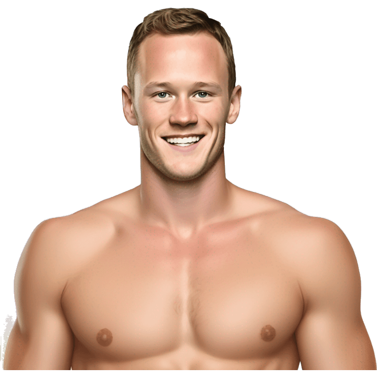 Jonathan Toews beach body with rainbow background emoji