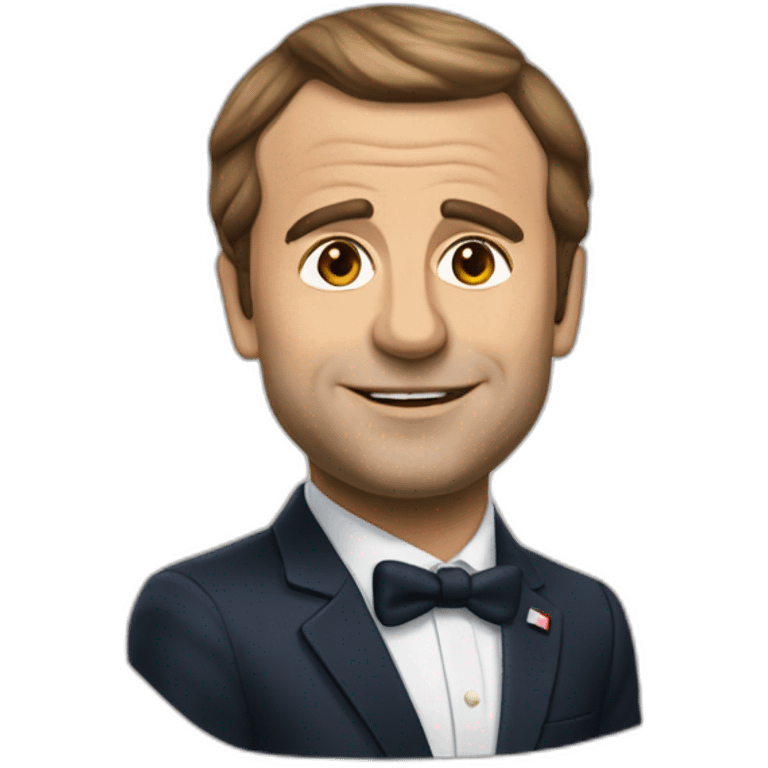 Macron choqué  emoji