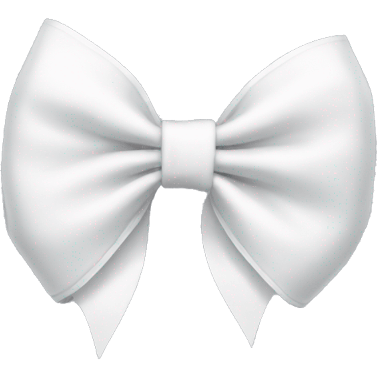 white bow emoji