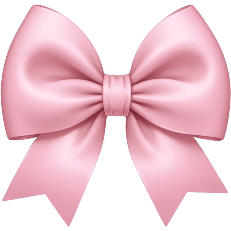 light pink bow on light pink bow emoji