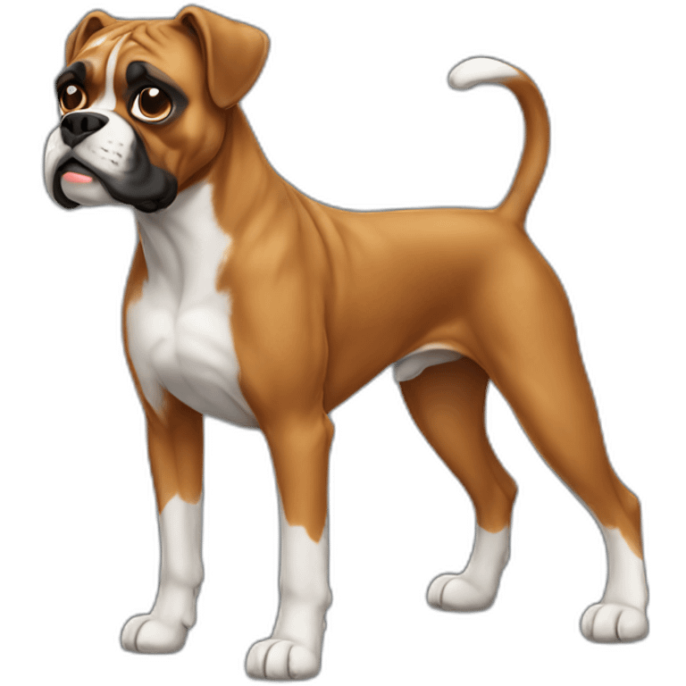 Boxer Dog Full Body emoji