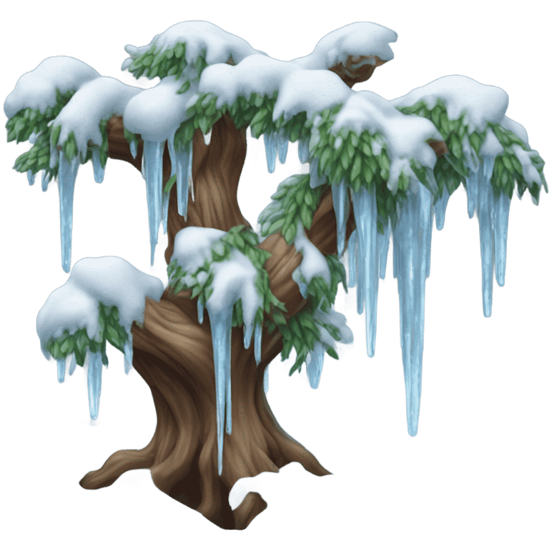 snow tree emoji