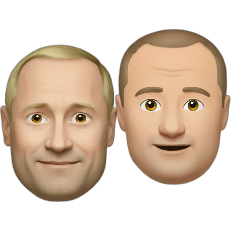 Putin and Zelensky  emoji