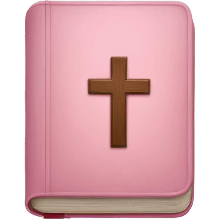 light pink bible emoji