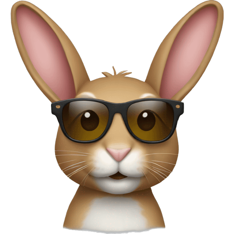 rabbit sunglasses emoji