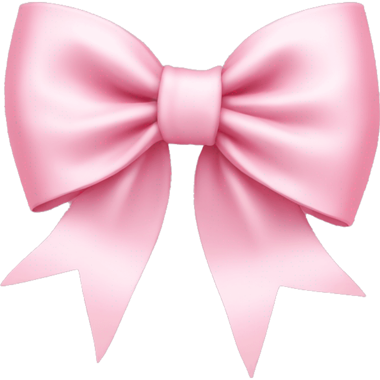 soft pink medium bow  emoji