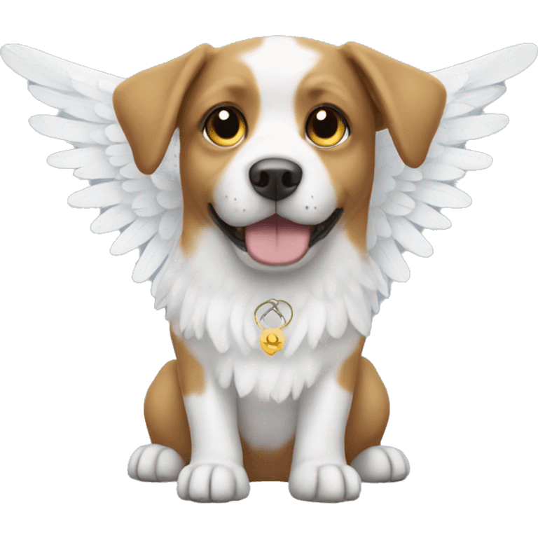 dog with angel wings emoji