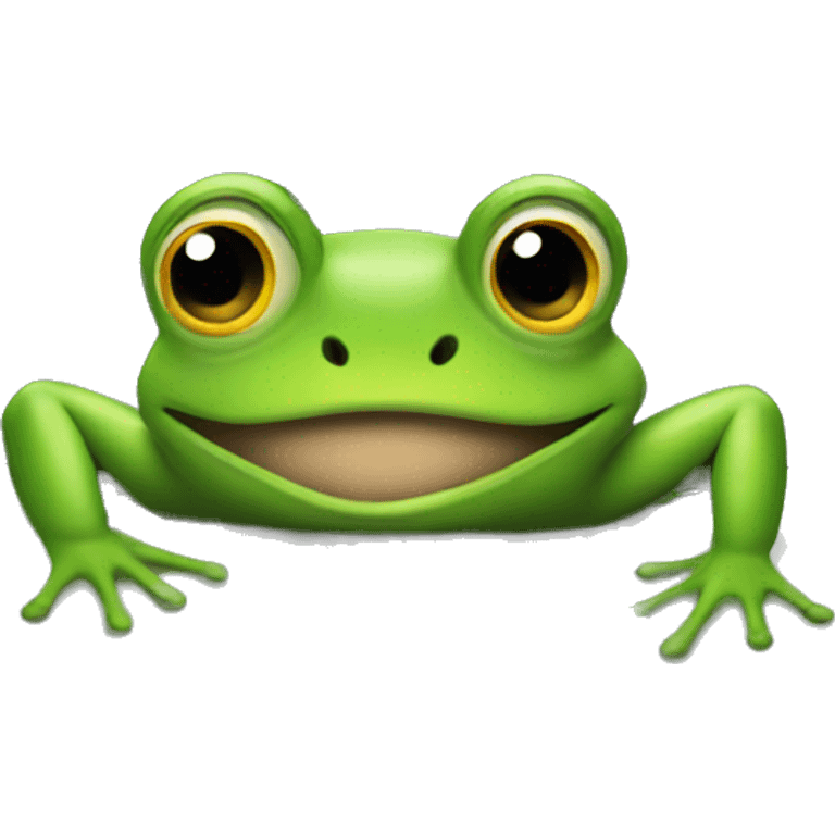 frog in a car emoji