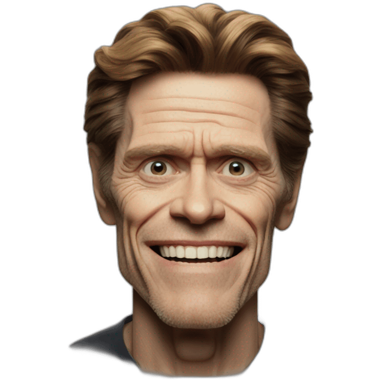 Willem dafoe face emoji