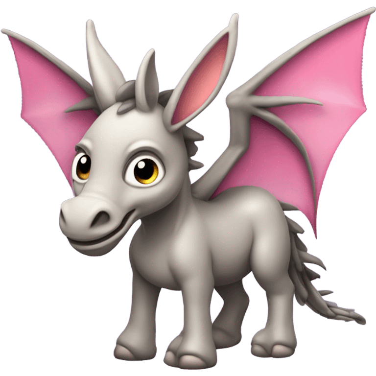 pink donkey dragon  emoji