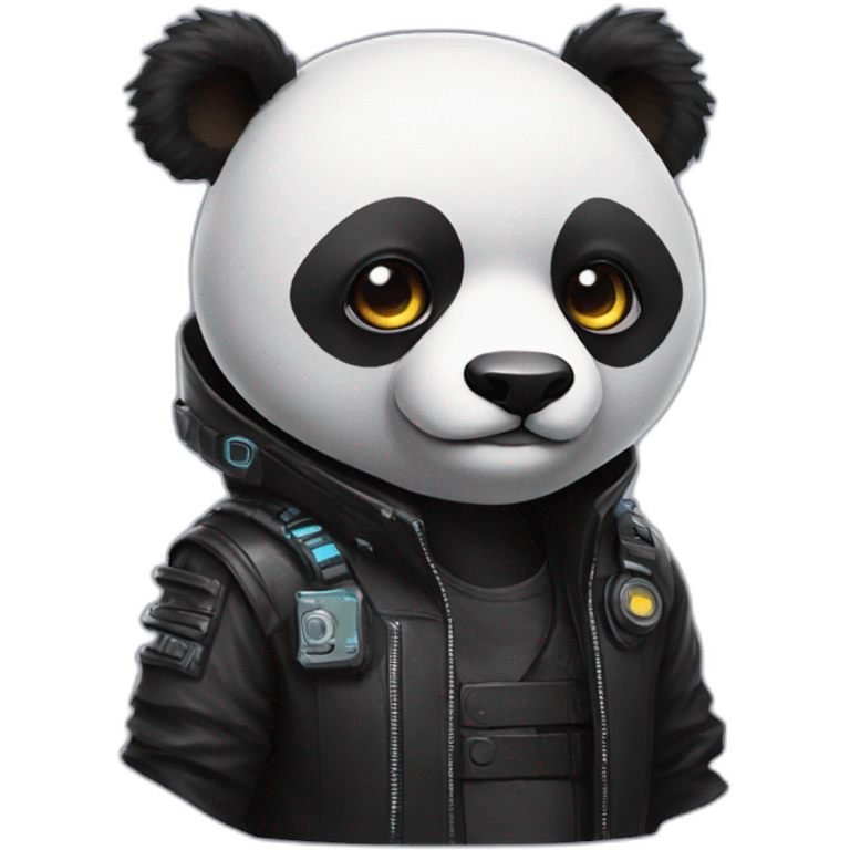 cyberpunk panda emoji