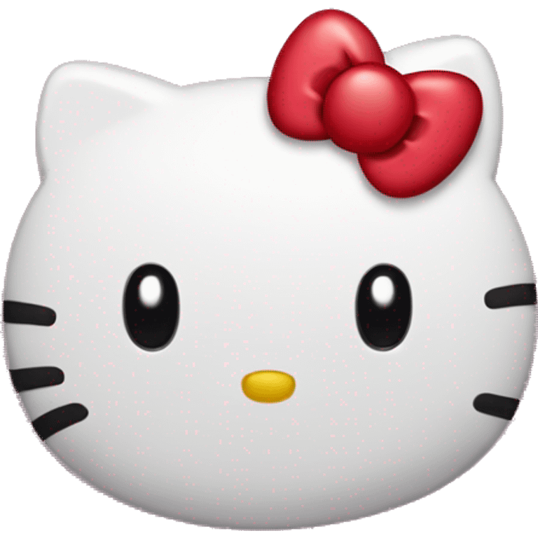 hello kitty show heart emoji