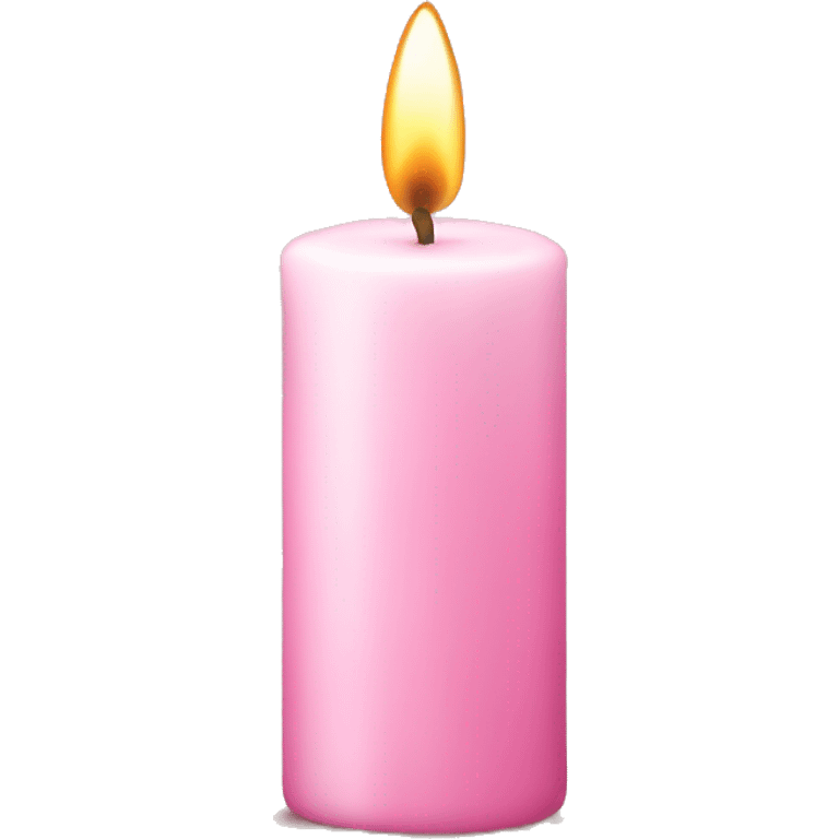 light pink candle emoji